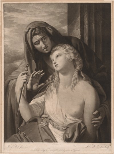 Death of Lucretia by Robert Dunkarton