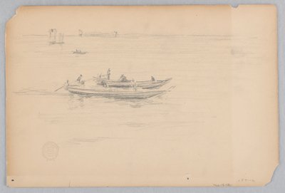 Fishing boats, Japan by Robert Frederick Blum