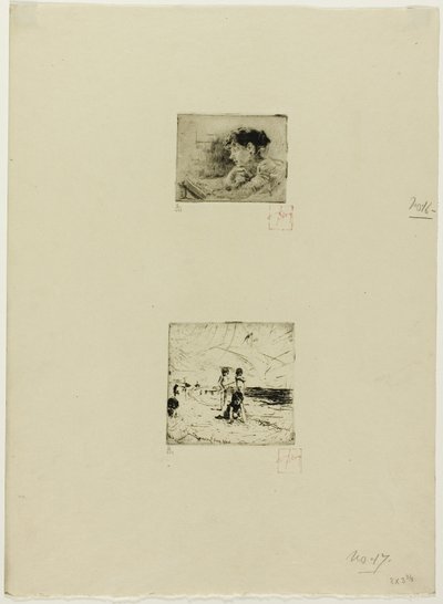 Girl Reading by Robert Frederick Blum