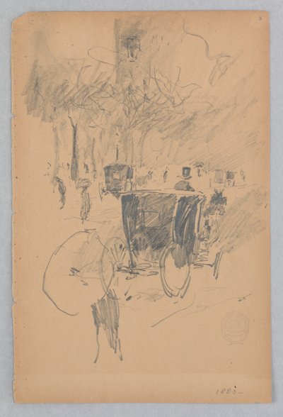 Horse and Carriage by Robert Frederick Blum