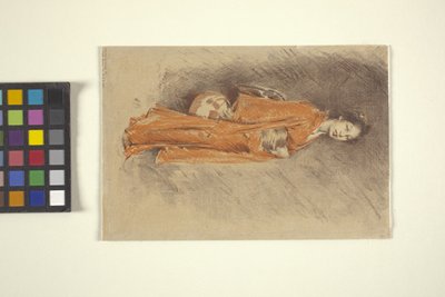 Japanese Woman In Kimono by Robert Frederick Blum