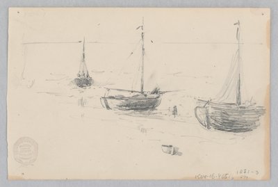 Sailboats by Robert Frederick Blum