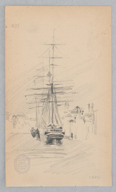 Schooner by Robert Frederick Blum