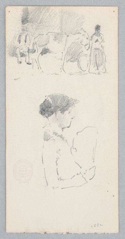 Street Scene by Robert Frederick Blum