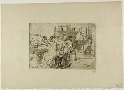 Untitled (Girls Saying Grace) by Robert Frederick Blum