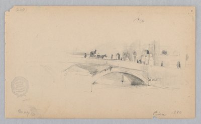 View of Pisa, Italy by Robert Frederick Blum