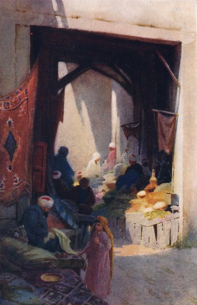 A Bazaar by Robert George Talbot Kelly