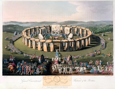 Grand Conventional Festival of the Britons by Robert Havell