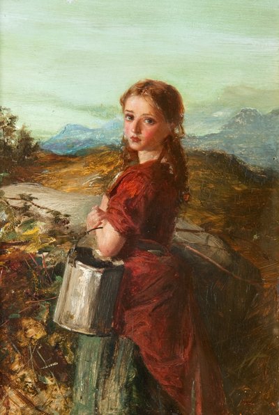 A Sprig of Arran Heather by Robert Herdman