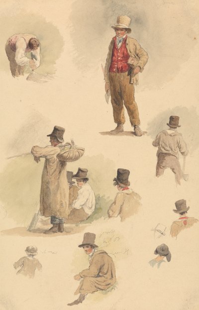 A Woodcutter and Other Studies by Robert Hills