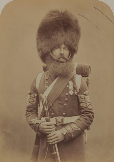 Colour-Sergeant Macgregor, Scotch Fusiliers Guards by Robert Howlett