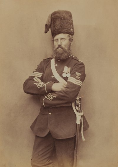 Sergeant Glasgow, Royal Artillery, 1856 by Robert Howlett