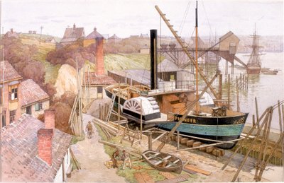 On the Tyne by Robert John Scott Bertram