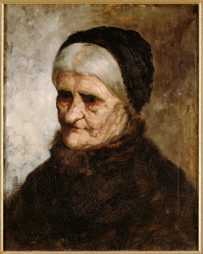 Head of an Old Woman by Robert Koehler