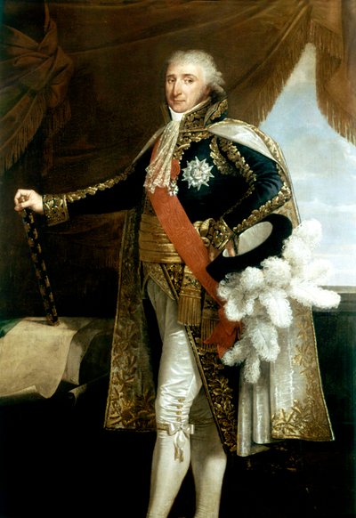 Portrait of Marshal Charles-Pierre-Francois Augereau by Robert Lefevre