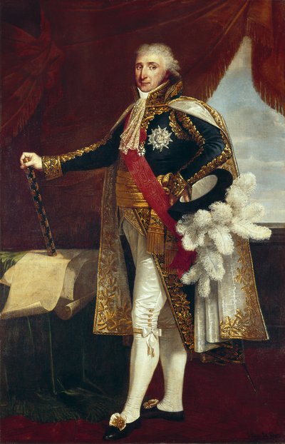 Portrait of Marshal Charles-Pierre-Francois Augereau by Robert Lefevre