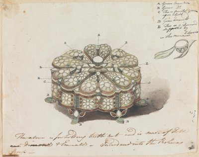 Jeweled Box for Betel Nuts by Robert Mabon