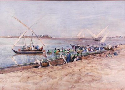 The Nile near Cairo by Robert McGowan Coventry