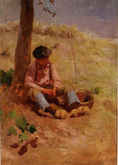 Field Worker Resting by Robert McGregor