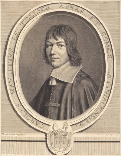 Charles-Maurice Le Tellier by Robert Nanteuil