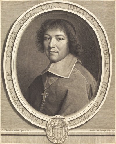 Charles-Maurice Le Tellier by Robert Nanteuil