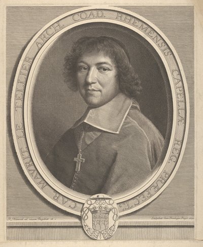 Charles-Maurice Le Tellier by Robert Nanteuil