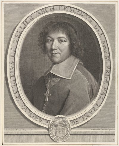 Charles-Maurice le Tellier by Robert Nanteuil