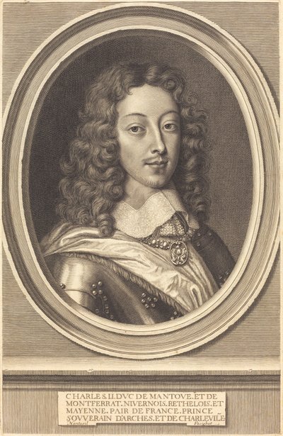 Charles II, Duke of Mantua by Robert Nanteuil