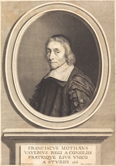 Francois de la Mothe Le Vayer by Robert Nanteuil