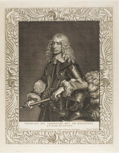 François de Vendôme, Duke of Beaufort by Robert Nanteuil