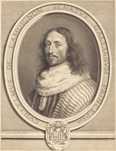 Guillaume de Lamoignon by Robert Nanteuil