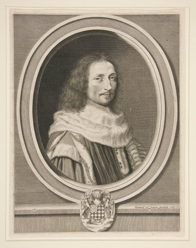 Guillaume de Lamoignon, Marquis of Baville by Robert Nanteuil
