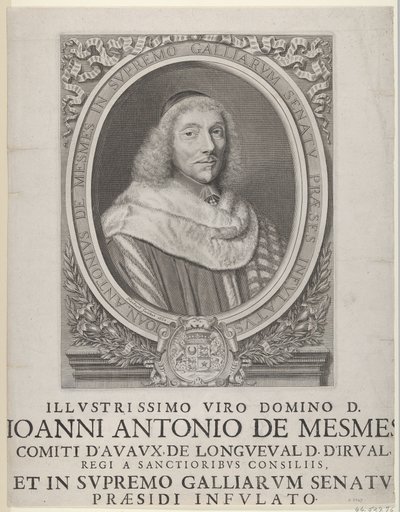 Jean-Antoine de Mesmes by Robert Nanteuil