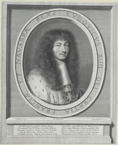 King Louis XIV of France by Robert Nanteuil