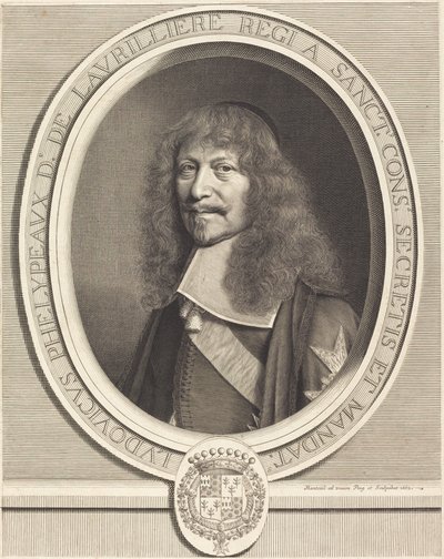 Louis-Phelypeaux de La Vrilliere by Robert Nanteuil