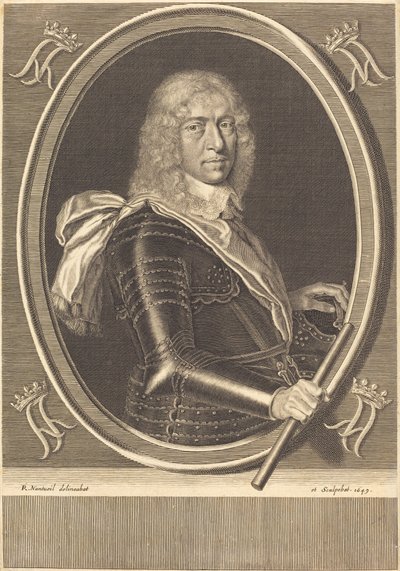 Louis de Bourbon-Vendome, Duke of Mercoeur by Robert Nanteuil