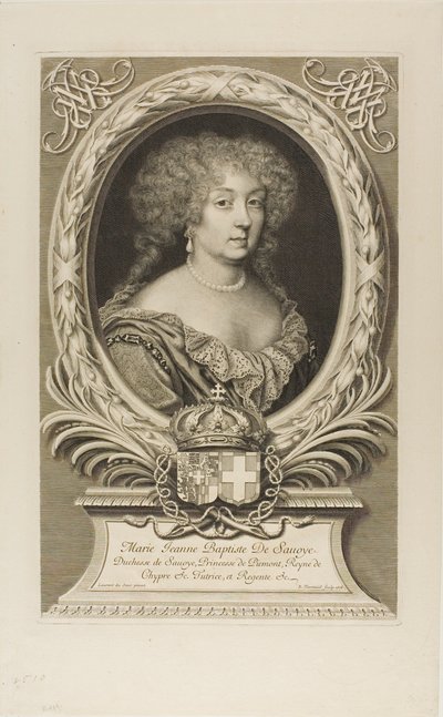 Marie Jeanne Baptiste, Duchess of Savoy by Robert Nanteuil