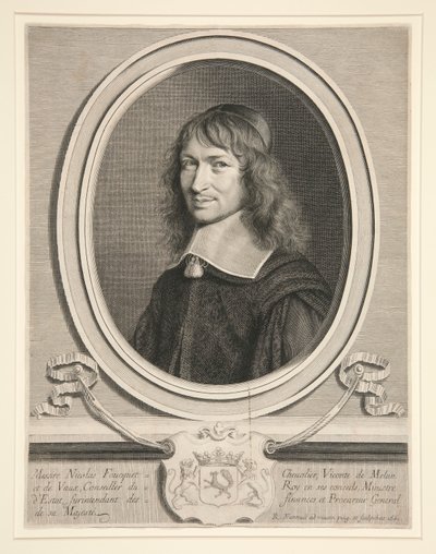 Nicholas Fouquet, Superintendent of Finance (1615-1680) by Robert Nanteuil