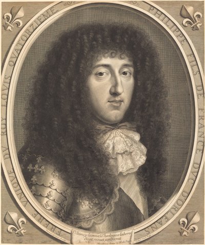 Philippe, Duke of Orléans by Robert Nanteuil