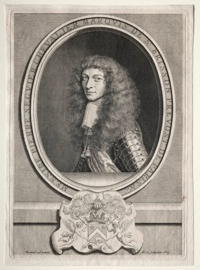 Pierre Seguier Chevalier, Marquis de St. Brisson by Robert Nanteuil