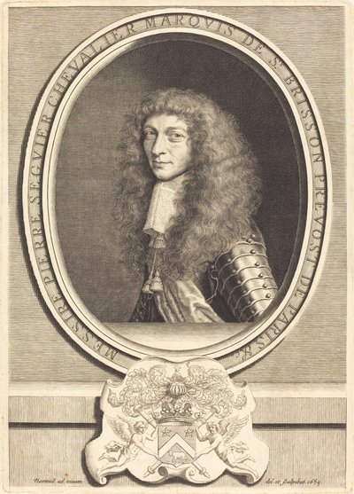 Pierre Seguier, Marquis de Saint-Brisson by Robert Nanteuil