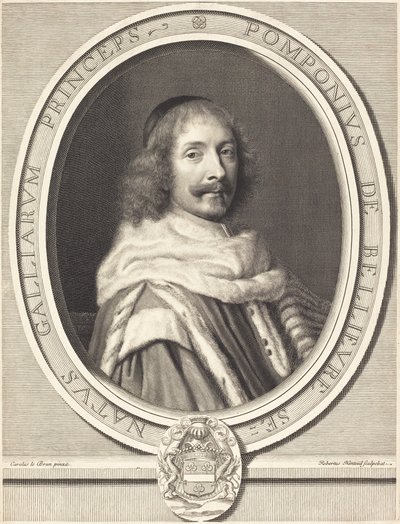 Pompone de Bellievre by Robert Nanteuil after Charles Le Brun