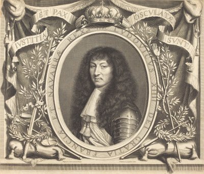 Louis XIV by Robert Nanteuil after Nicolas Mignard