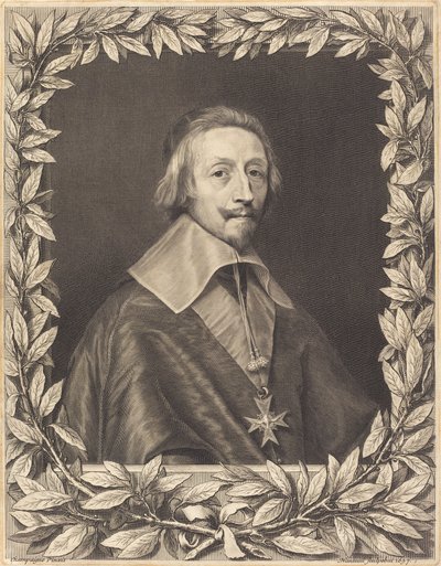 Cardinal Richelieu by Robert Nanteuil after Philippe de Champaigne