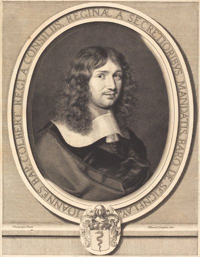 Jean-Baptiste Colbert by Robert Nanteuil after Philippe de Champaigne