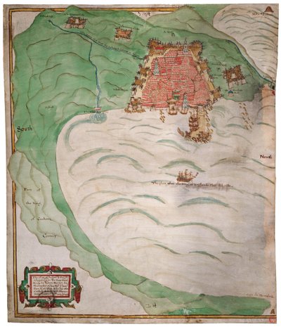 Chart of Algiers Bay by Robert Norton
