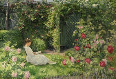 In the Rose Garden by Robert Panitzsch