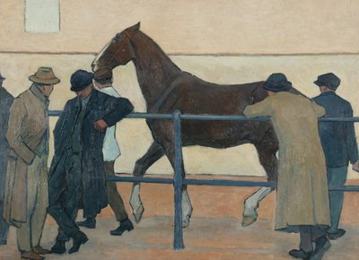 Horse Dealers by Robert Polhill Bevan
