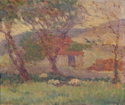In the Downs near Lewes by Robert Polhill Bevan
