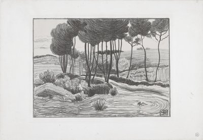 The Poplars by Robert Polhill Bevan